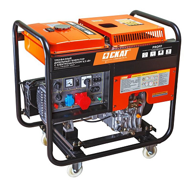 Генератор дизельный СКАТ УГД-9500ЕТ PROFF (8,5 кВт в режиме 220 В)