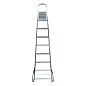 Стремянка, 8 ступеней, стальная, оцинкованная Сибртех 