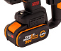 Перфоратор аккумуляторный бесщеточный WORX WX381, 20В, 4Ач x1, ЗУ 2А, кейс