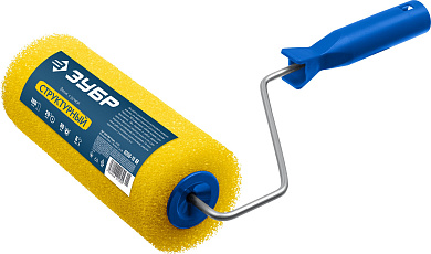 Малярный валик ЗУБР СТРУКТУРНЫЙ, 80 х 180 мм, бюгель 6 мм