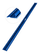 Усиленная алюминиевая линейка со стальной направляющей ЗУБР 1,25 м 