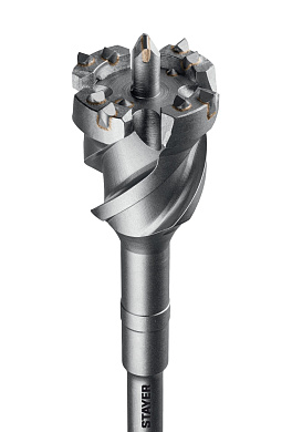 SDS-max проломной бур STAYER HERCULES-4Х d 55 х 500/600 мм