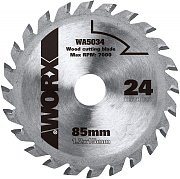 Пильный диск твердосплавный WORX WA5034 24Т ТСТ