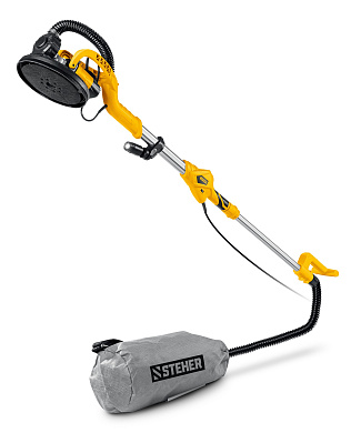 Шлифовальная машина для стен (жираф) STEHER d225 мм, 800 Вт